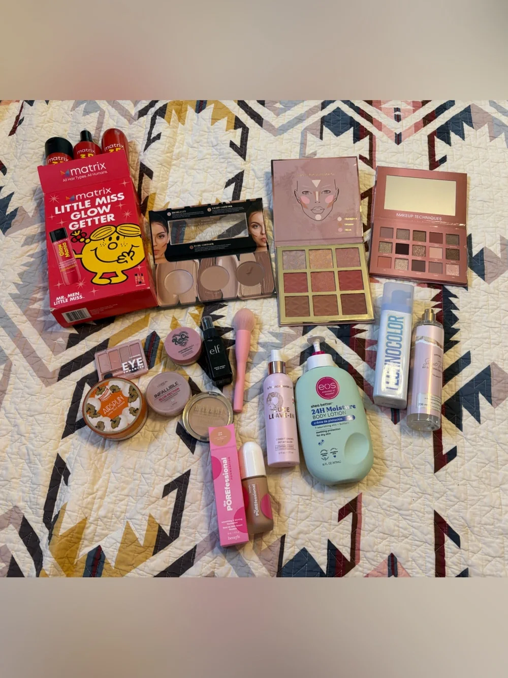 Assorted Pink Makeup Palette Collection - Various Brands